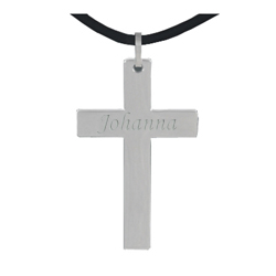 Anh�nger Kreuz mit Gravur