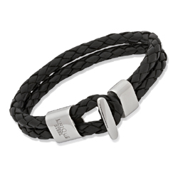 Echtleder Armband schwarz oder braun