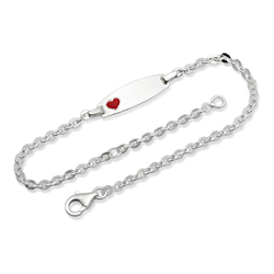 Armband Silber mit Gravur - 8257