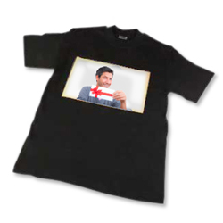 Foto-T-Shirt Schwarz 
