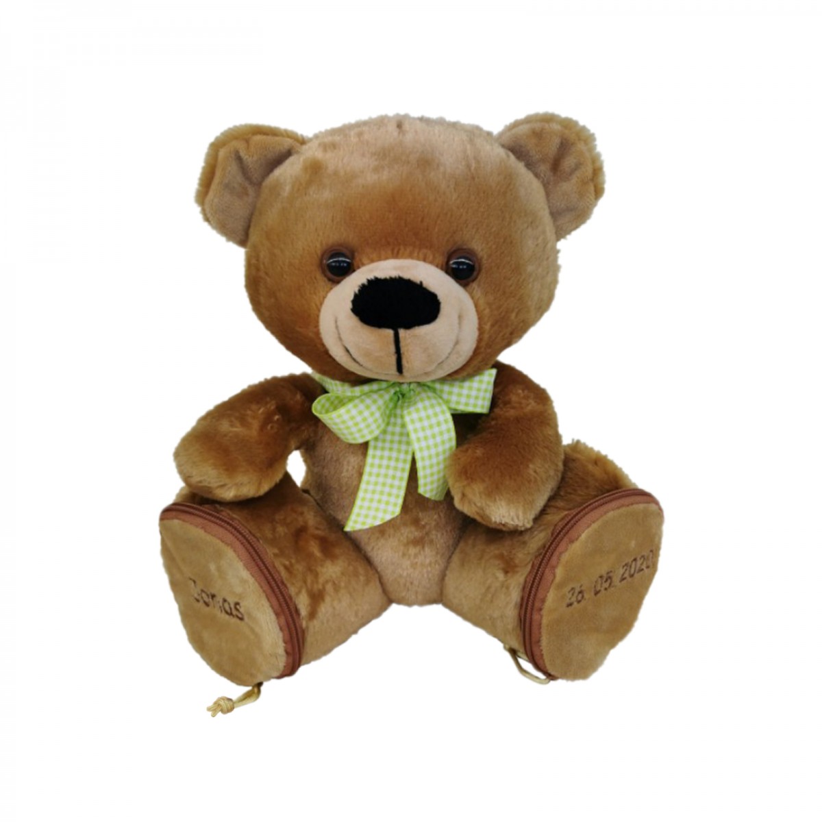 Bestickte Kuscheltiere
