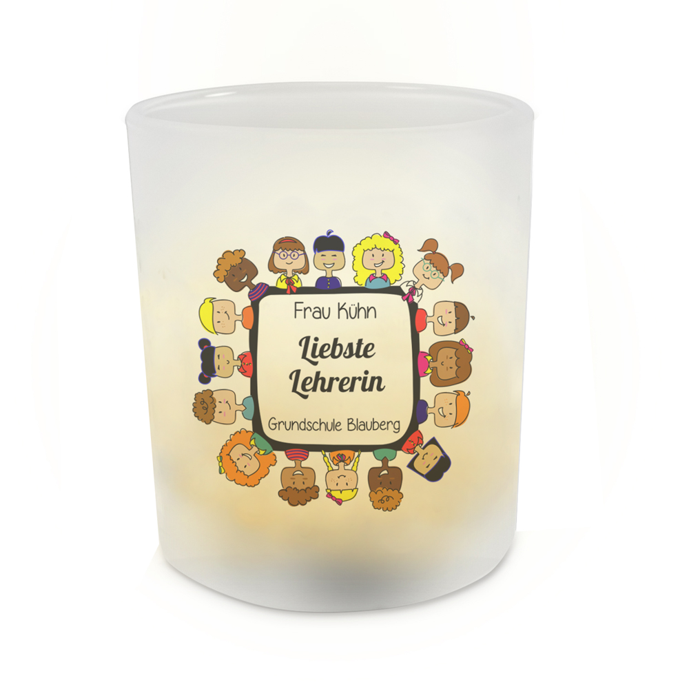 Bedruckte Windlichter