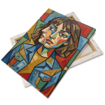 Leinwand auf Holzrahmen