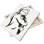 Leinwand auf Holzrahmen