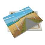 Leinwand auf Holzrahmen