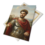 Leinwand auf Holzrahmen