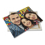 Leinwand auf Holzrahmen