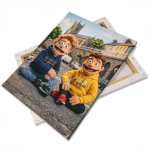 Leinwand auf Holzrahmen