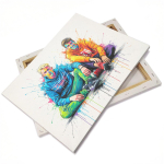 Leinwand auf Holzrahmen