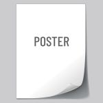 Poster Halbglanz-Papier 160g/m²