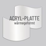 Wärmegeformte Acryl-Platte