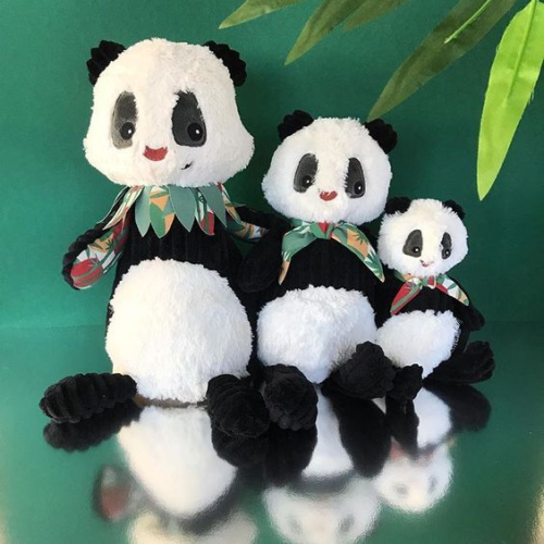 Kuscheltier Les Déglingos Rototos der Panda 