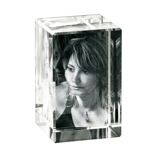 3D Portrait in Glas