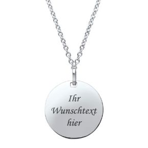 Anhänger Edelstahl mit Gravur- 9141 Anhänger Edelstahl mit Gravur- 9141