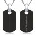 Anhänger Dogtag Edelstahl mit Gravur - 9419
