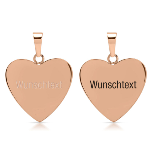Anhänger Edelstahl mit Gravur - 9385