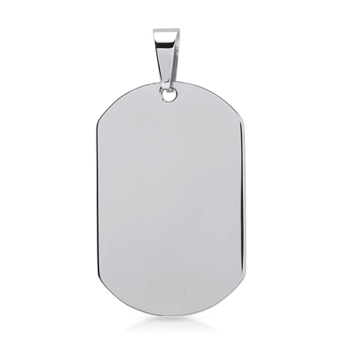 Anhänger Dogtag Edelstahl mit Gravur- 9435