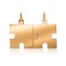 Anhänger Silber Puzzle mit Gravur  - 9236