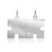 Anhänger Silber Puzzle mit Gravur  - 9375