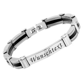 Edelstahlarmband mit Gravur - 8950 Edelstahlarmband mit Gravur - 8950