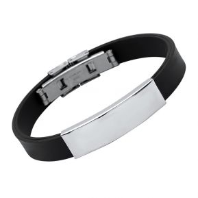 Kautschuk-Armband mit Gravur - 8079 Kautschuk-Armband mit Gravur - 8079