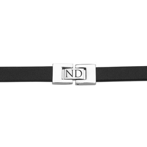 Lederarmband mit Gravurplatte - 9169