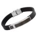 Lederarmband mit Gravurplatte - 8944