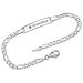 Silberarmband mit Gravurplatte - 9179
