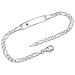 Silberarmband mit Gravurplatte - 9179
