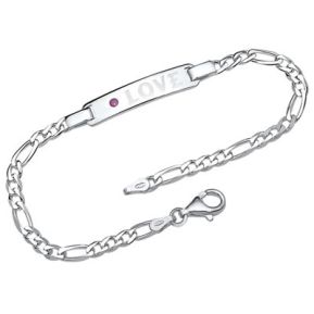 Silberarmband mit Gravurplatte - 9179 Silberarmband mit Gravurplatte - 9179