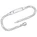 Silberarmband mit Gravurplatte - 9179