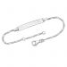 Silberarmband mit Gravurplatte - 9180