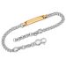 Silberarmband mit Gravurplatte - 9222