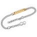 Silberarmband mit Gravurplatte - 9222