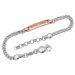 Silberarmband mit Gravurplatte - 9223