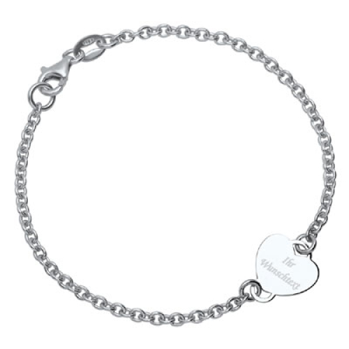 Silberarmband mit Gravur - 9250