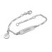 Kinderarmband Silber mit Schutzengel und Gravur - 9493