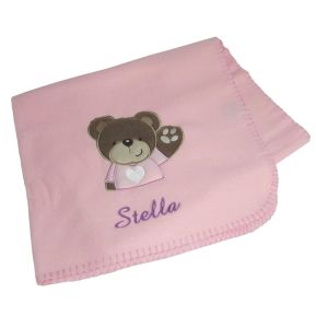 Decke Bärchen mit Name Decke Bärchen mit Name