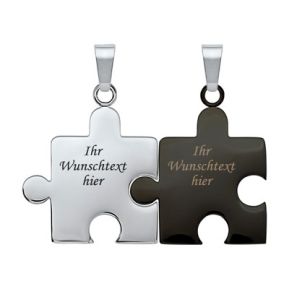 Anhänger Puzzle mit Gravur - 8931 Anhänger Puzzle mit Gravur - 8931