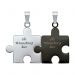 Anhänger Puzzle mit Gravur - 8931
