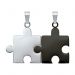 Anhänger Puzzle mit Gravur - 8931