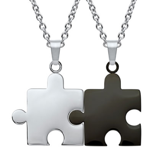 Anhänger Puzzle mit Gravur - 8931