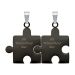 Anhänger Puzzle mit Gravur - 8932