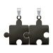 Anhänger Puzzle mit Gravur - 8932