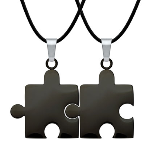 Anhänger Puzzle mit Gravur - 8932