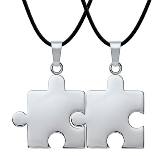 Anhänger Puzzle mit Gravur - 8933