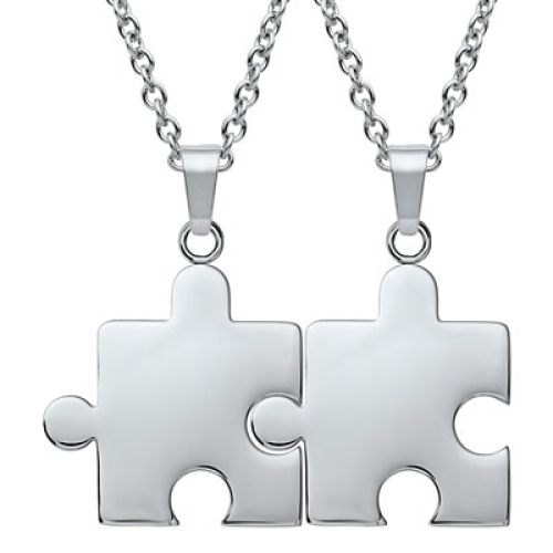 Anhänger Puzzle mit Gravur - 8933