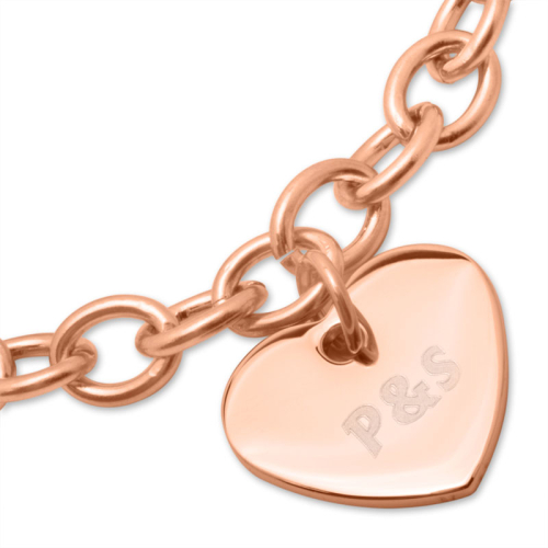 Armband mit Herzanhänger - 9457
