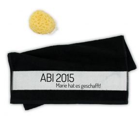 Personalisiertes Handtuch zum ABI