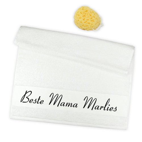 Handtuch 2er Set beste Mama mit Namen